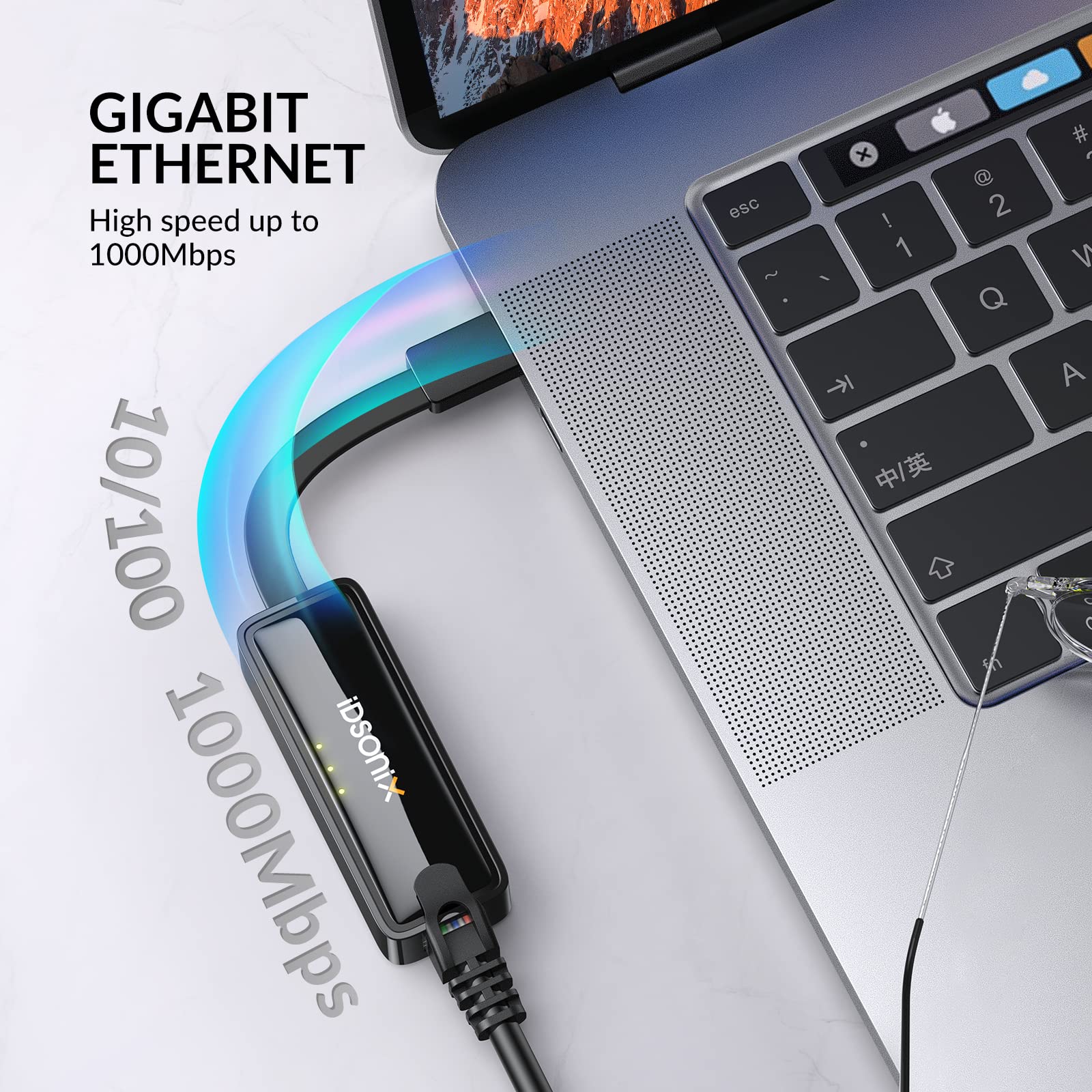 Amazon | iDsonix USBイーサネットアダプター USB 3.0 - 10/100