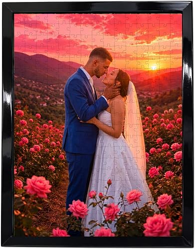Custom Puzzle, Puzzle Frame, Personalized Photo Jigsaw Puzzle, 300, 500 or 1000 