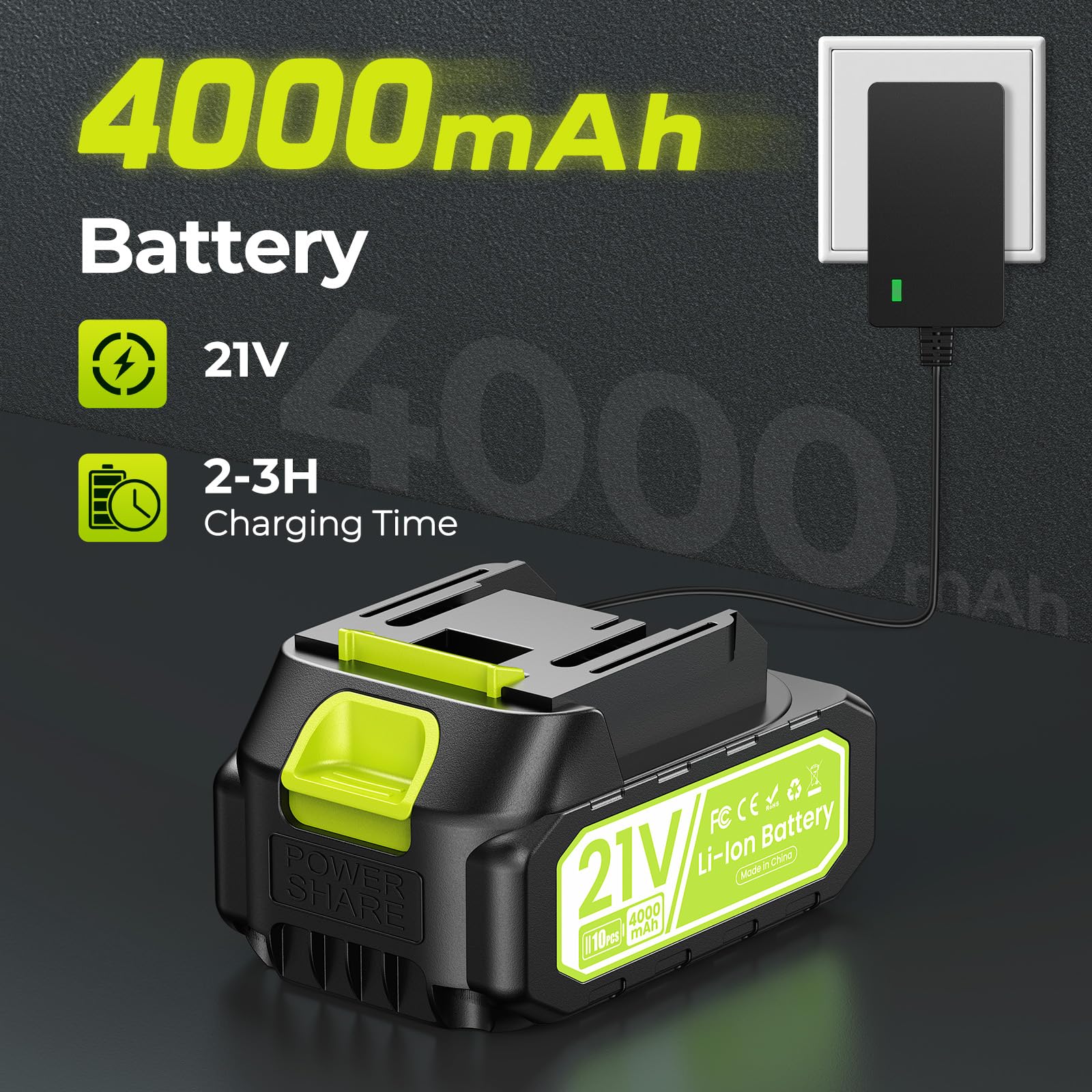 Akku-Elektro-Gartenschere: 1200 W, 75 mm Öffnungsweite, 50–60 mm Schnittkapazität, 21 V/4000 mAh Akku, SK7-Klingen, mit LCD-Display. Ideal für Bäume, Reben und Weinberge