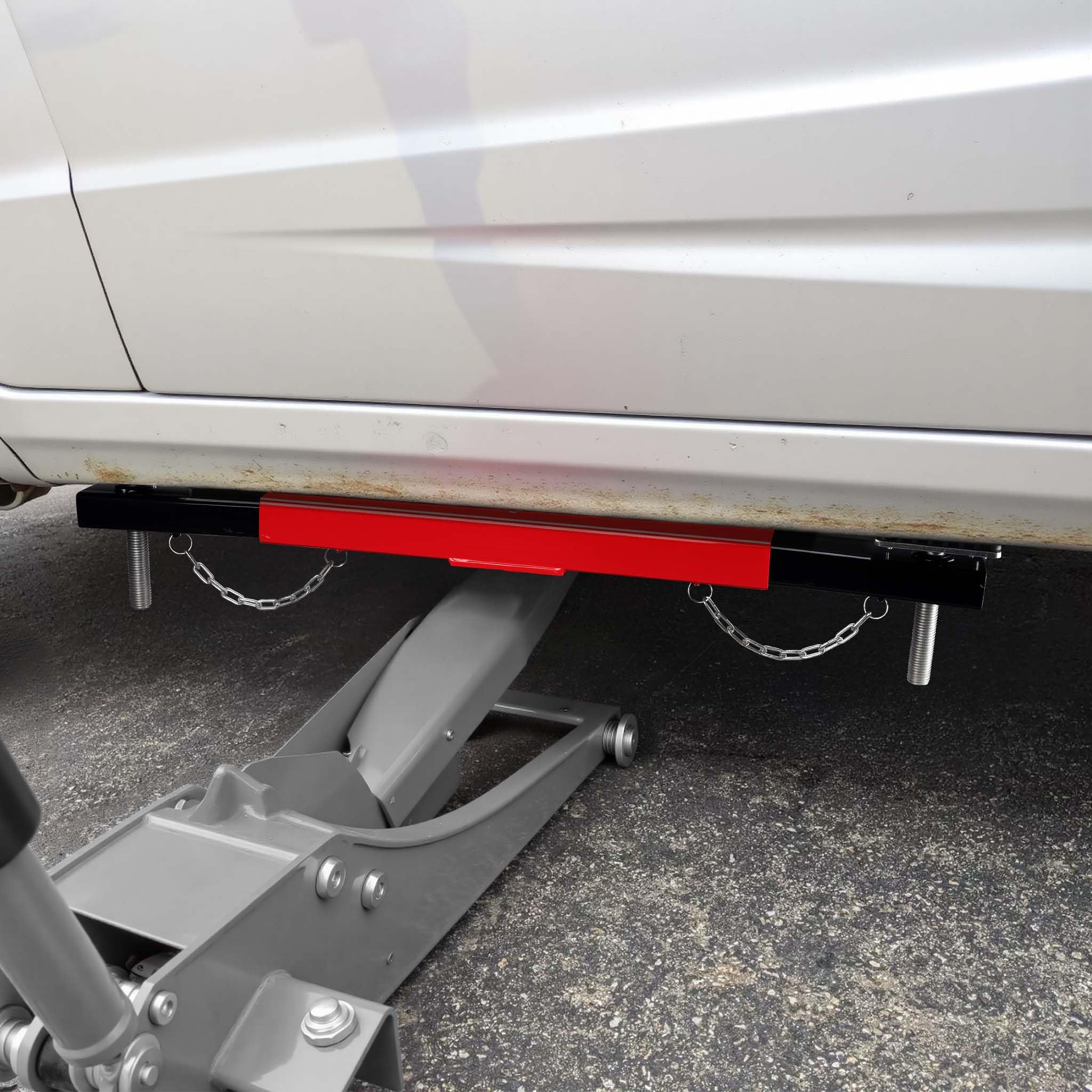 XPOtool Wiltec Adaptador de viga Transversal 2000kg Soporte para Gato Elevador elevación Seguridad