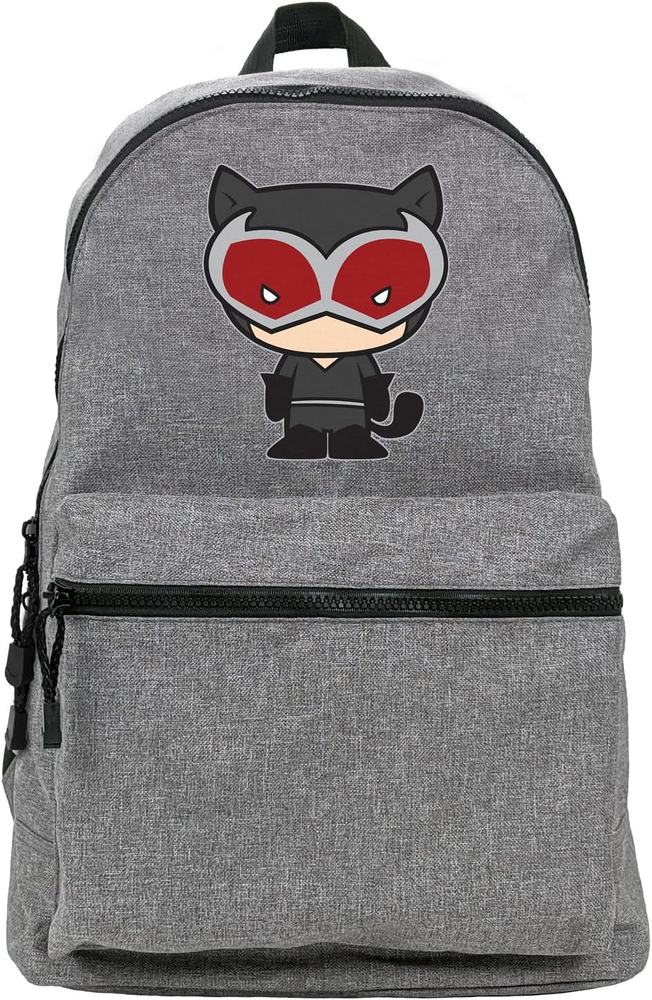 LOGOVISION Batman Catwoman Cute Chibi Character Lightweight Backpack for Work School Daily Use Packable for Travel