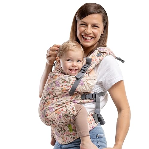 Boba X Portabebés - Adaptable, microajustable para bebés de 7 a 45 libras (belleza negra)
