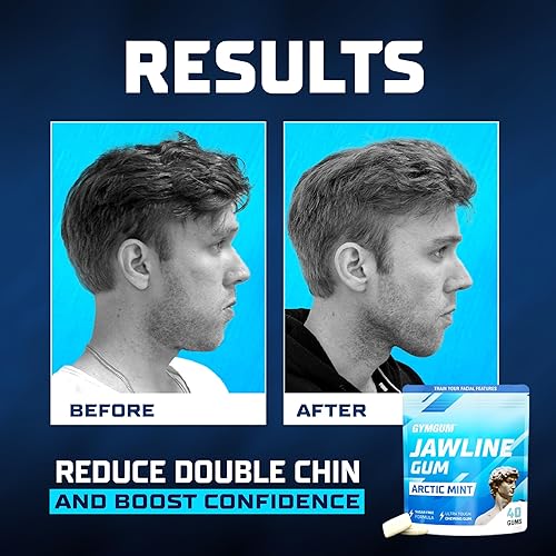Miniatura 4 de Gymgum Jawline Gum  Goma de mascar dura para fuerza de mandíbula  Entrena tus rasgos faciales. Goma de mascar Mewing Jaw  Ultimate Jawline Exerciser