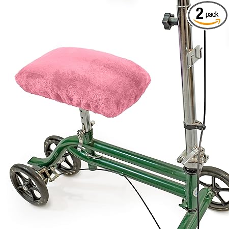 Deluxe Universal Knee Walker Pad Cover - Pink