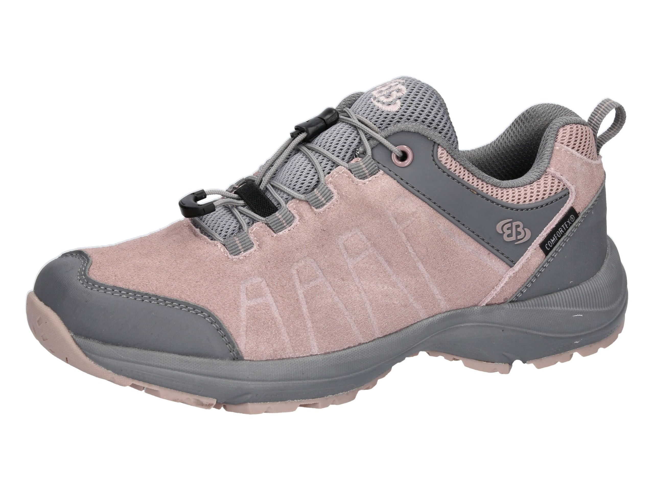 Brütting Unisex's Mount Harvard Low Trekking Shoes, Pink Grey, 8 UK