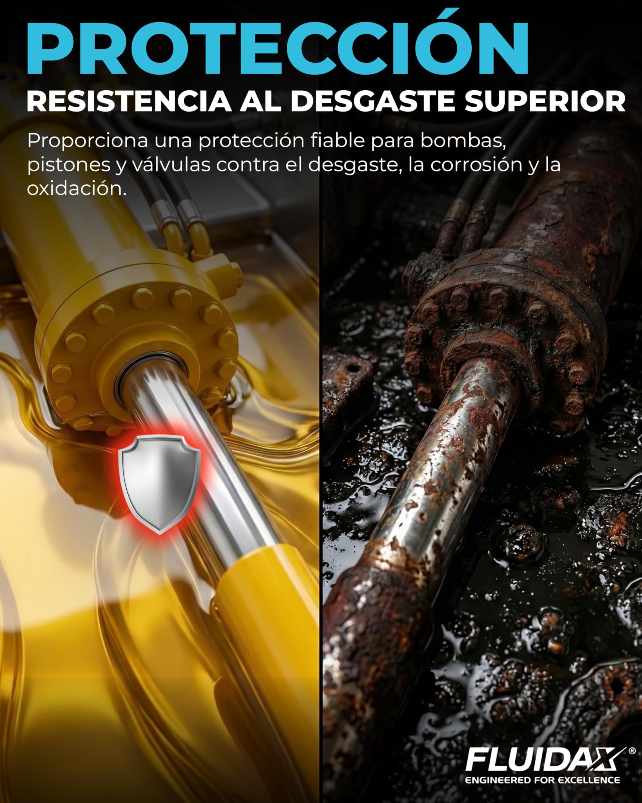 Aceite hidráulico ISO VG 32 HLP 1 litro lubricante mineral antidesgaste DIN 51524