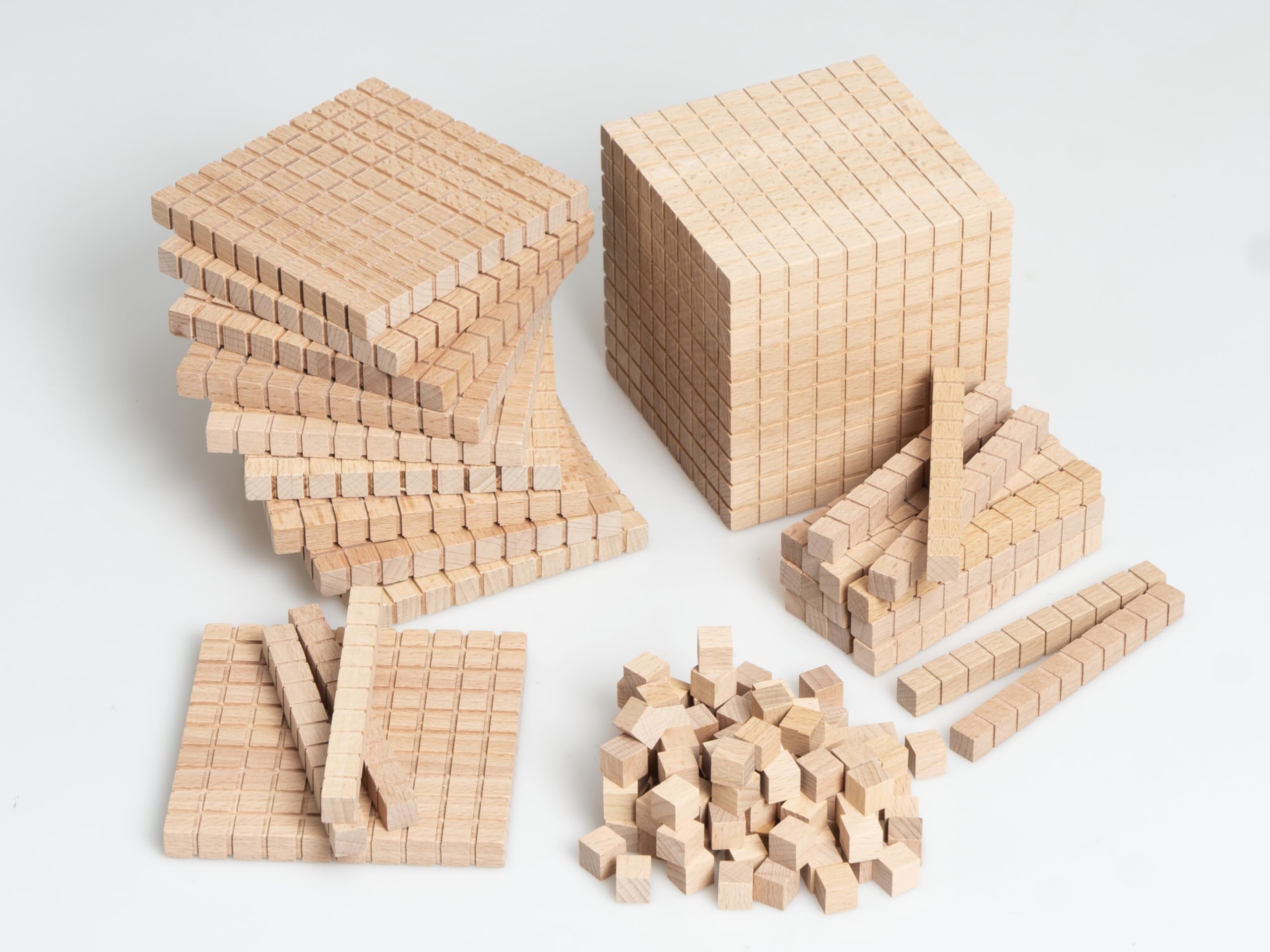 Betzold - Dienes-Material Mathe Zehnersystem-Satz erweitert Dezimalsystem