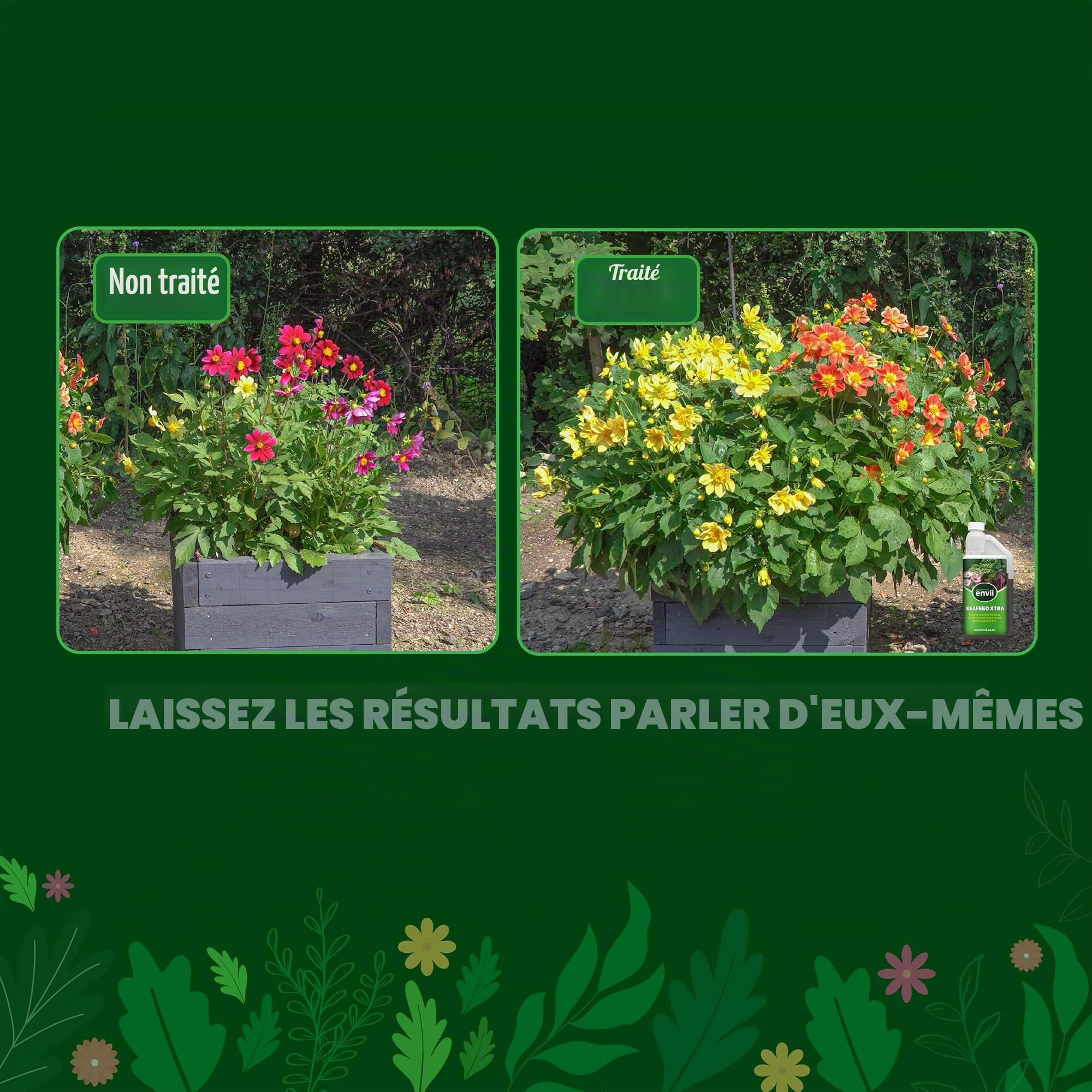 Envii SeaFeed Xtra - Engrais Organique Liquide Algues - 5L