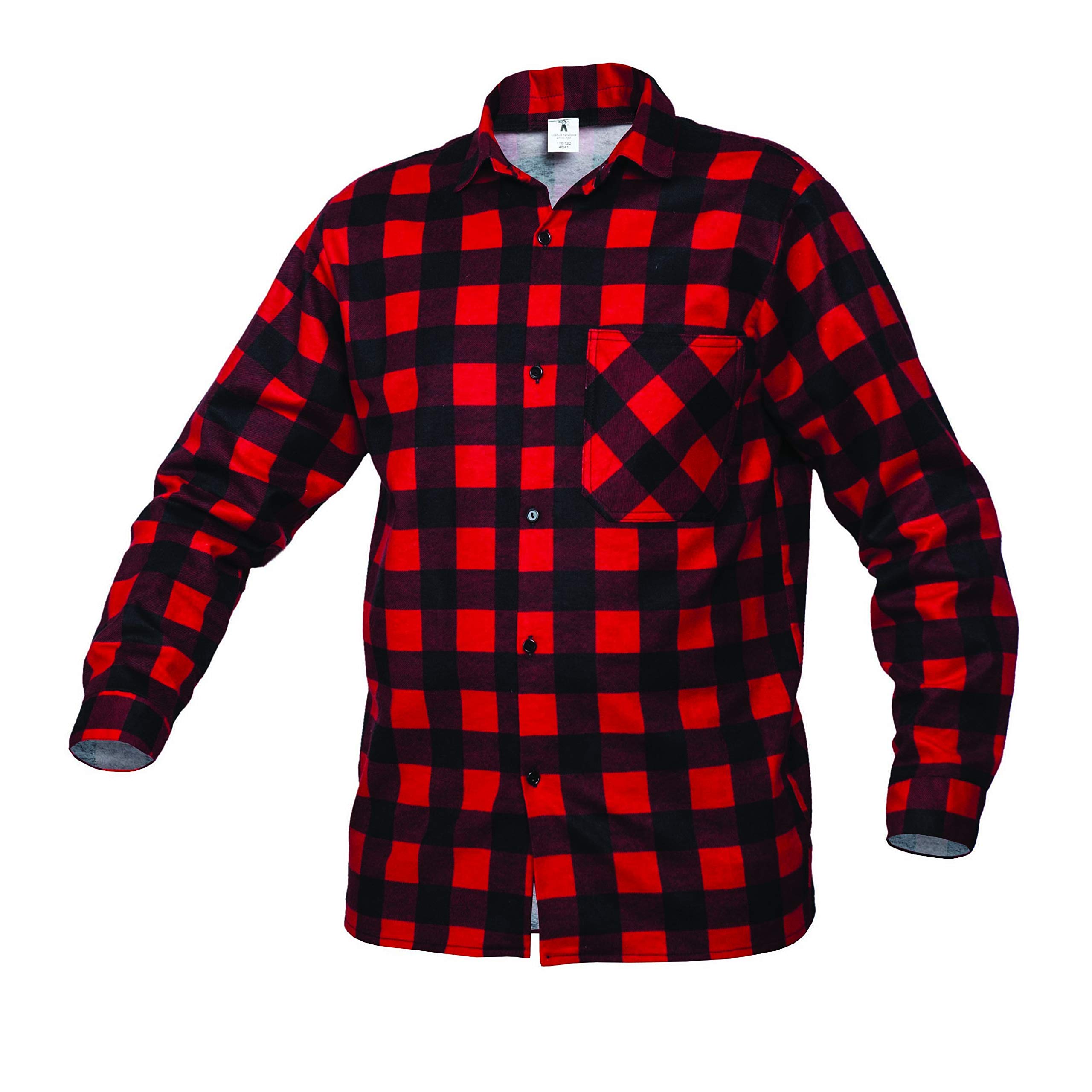 Gahibre Gahibre 543 Camisa franela roja, 100% algodón 170 gramos