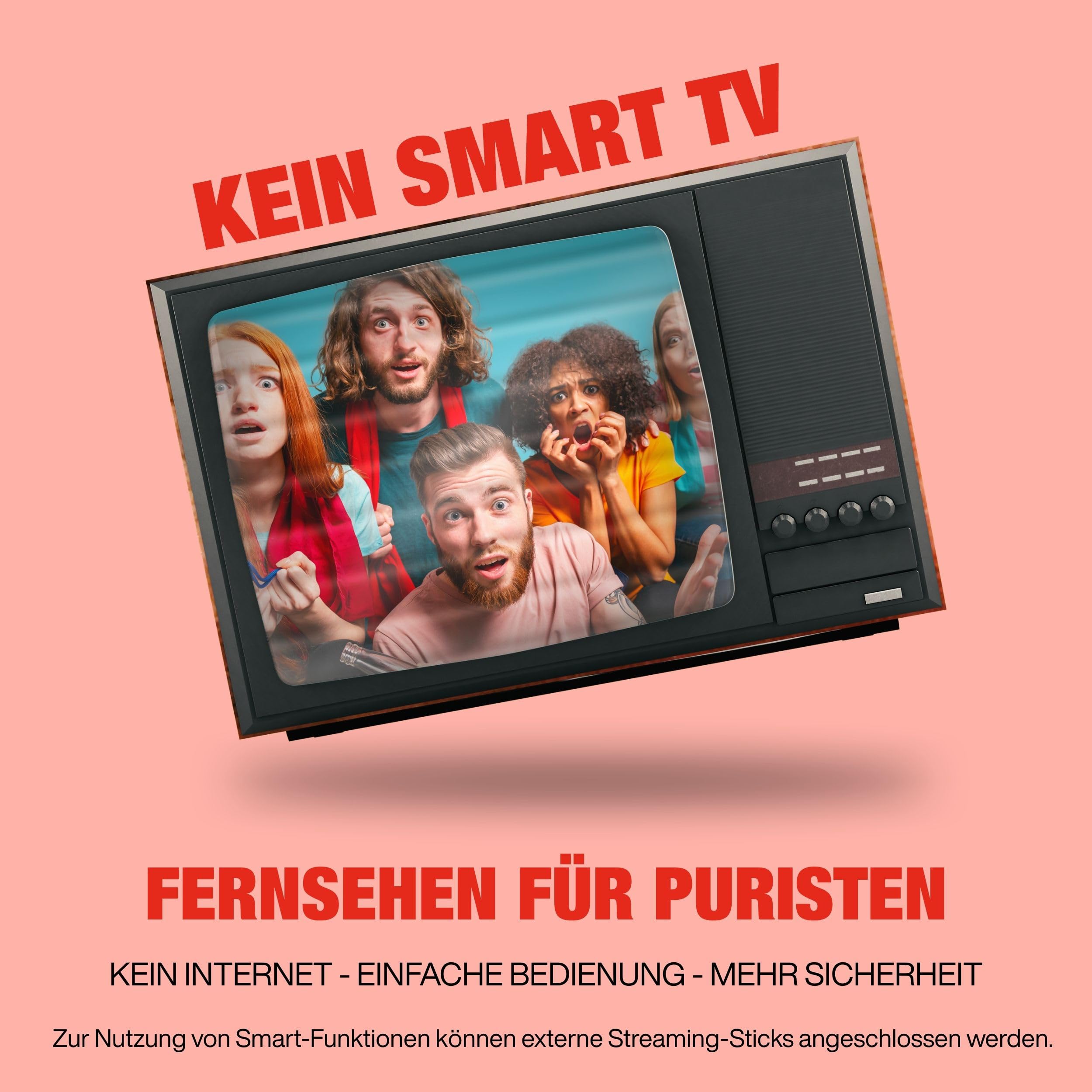 TELEFUNKEN XF40P900S 40 Zoll Fernseher LED TV Full HD (1920x1080 Pixel) mit 100 cm Bildschirmdiagonale und integriertem Triple-Tuner (2026)