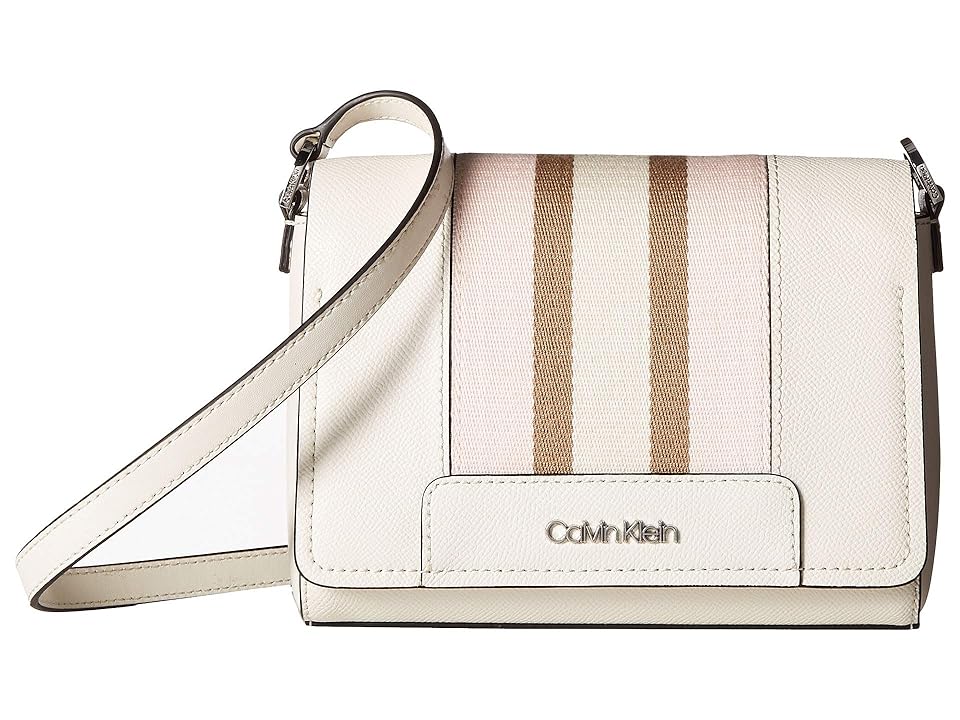 calvin klein clara leather crossbody