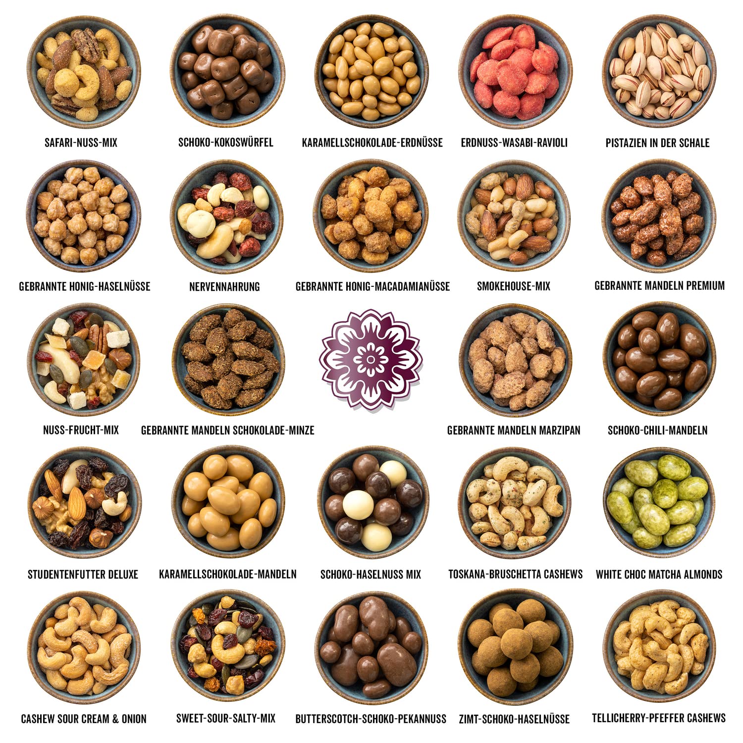 Corasol Premium Nuss-Mix Adventskalender 2025 24 Nussmischungen