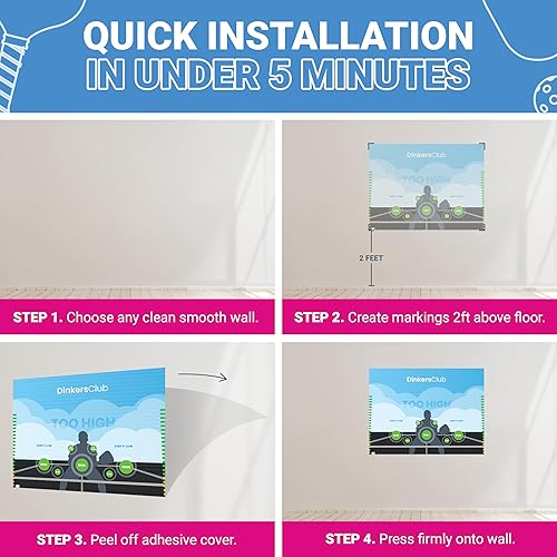 Miniatura 5 de Póster de práctica de pickleball equipo de práctica de pickleball para principiantes - Rebotador de práctica de pickleball para interiores y