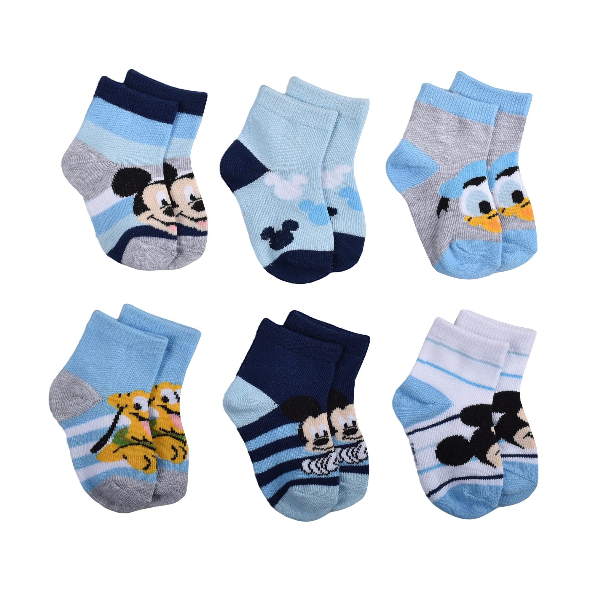 Mickey Mouse No Show Socks Calzini Extra Corti Bambini e Ragazzi