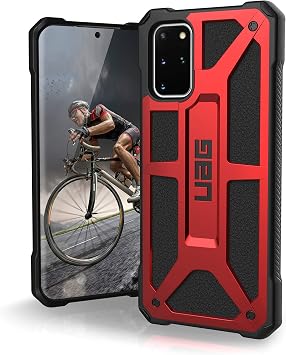 URBAN ARMOR GEAR UAG Samsung Galaxy S20 Plus Case [6.7-inch Screen] Monarch [Crimson] Rugged Shockproof Military Drop Tested Protective Cover