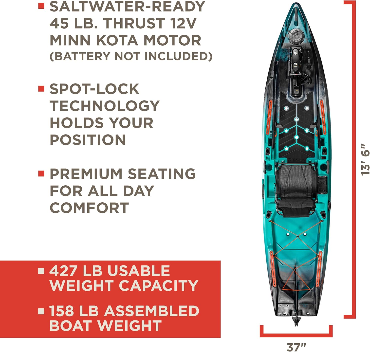 Buy Old Town Sportsman AutoPilot 136 Motorized Fishing Kayak with Minn