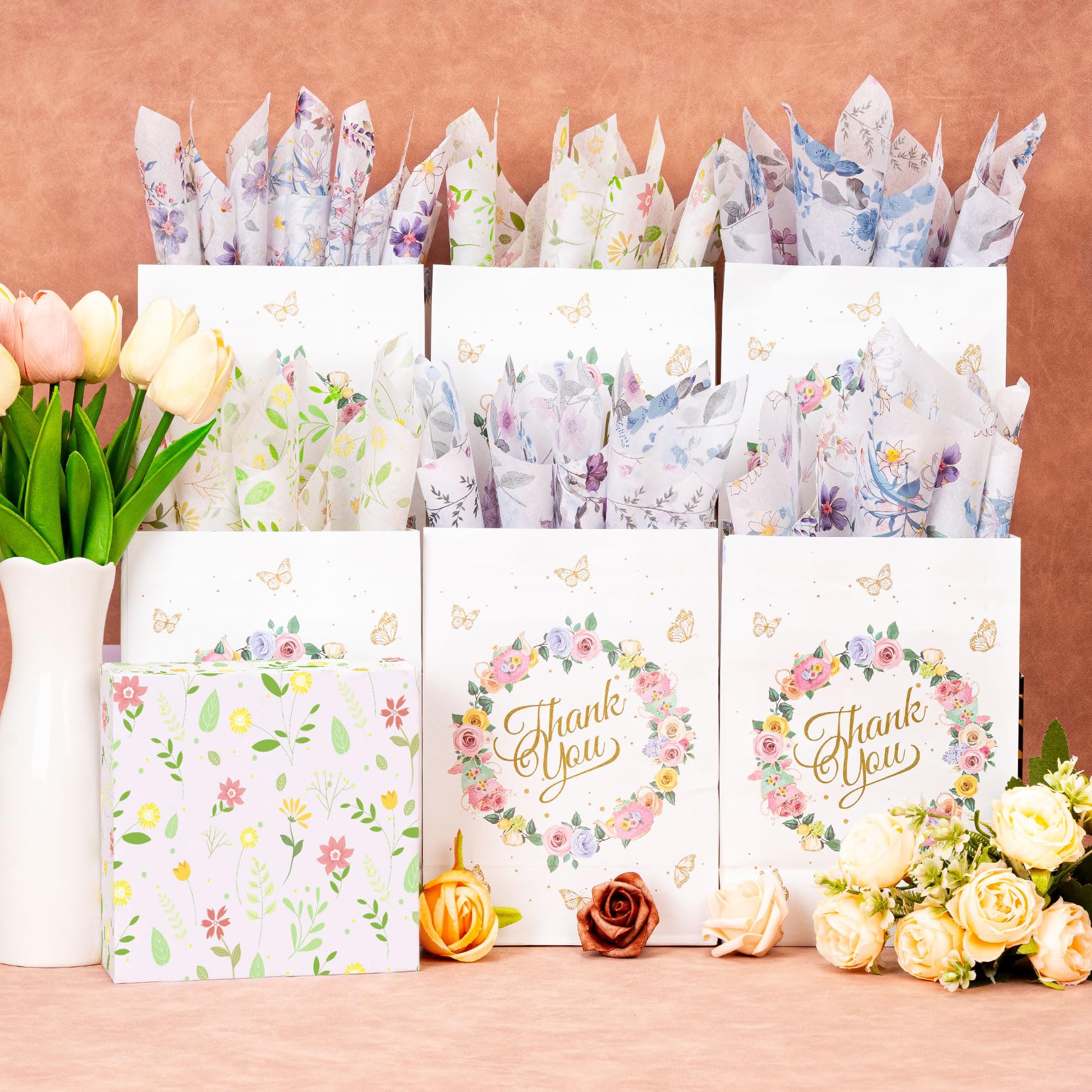 10 feuilles de papier de soie Wild Flowers - Maison et déco/La