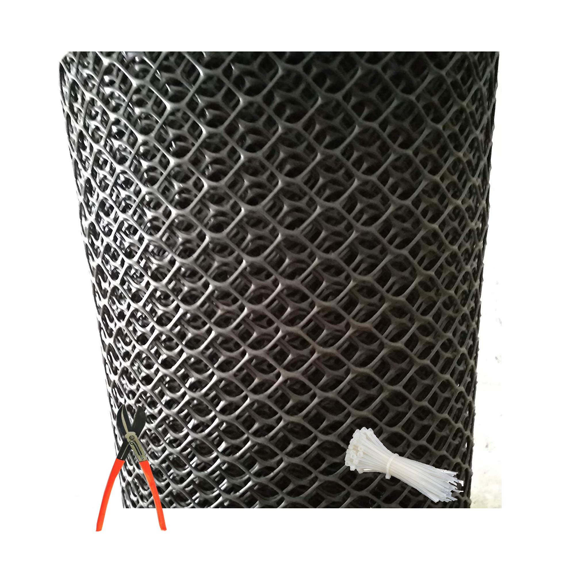 SAI PRASEEDA PVC Nylon Garden Fencing Net/Mesh (6.6 feet/50feet) UV Stabilized Heavy 800GSM Anti Bird Net Black Color 6 Months Guarantee with Free 1 Cutter,100 PVC Tags Model NO:61 (B07ZPC4VDJ) Amazon Price History, Amazon Price Tracker