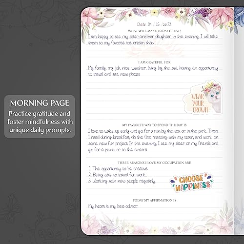 Miniatura 2 de Legend - Diario de gratitud  Diario diario guiado para fomentar la positividad y la felicidad  Cuaderno de agradecimiento para escribir  Afirmación