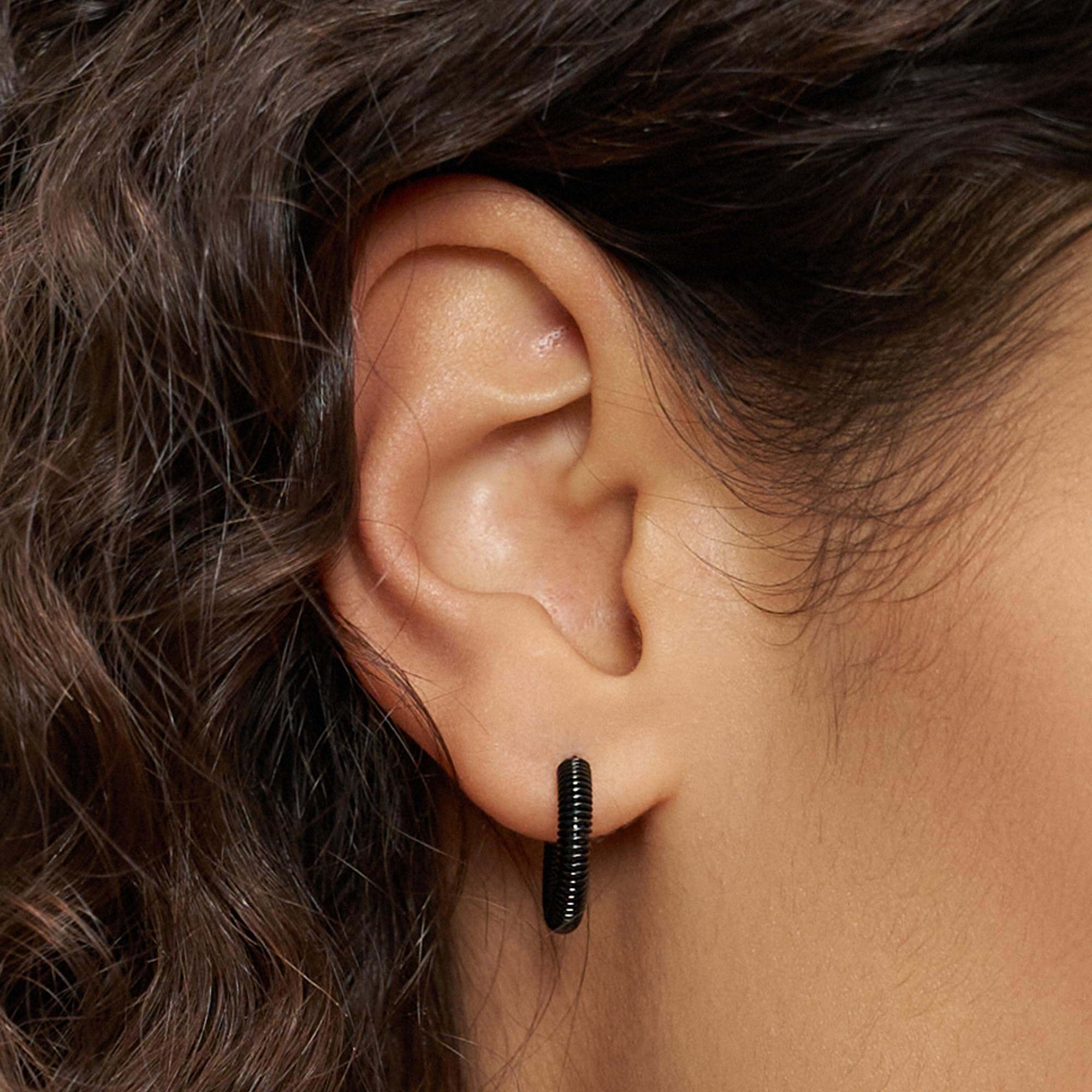 LIEBESKIND BERLIN Damen Schmuck - Twist Collection - Creolen in Edelstahl