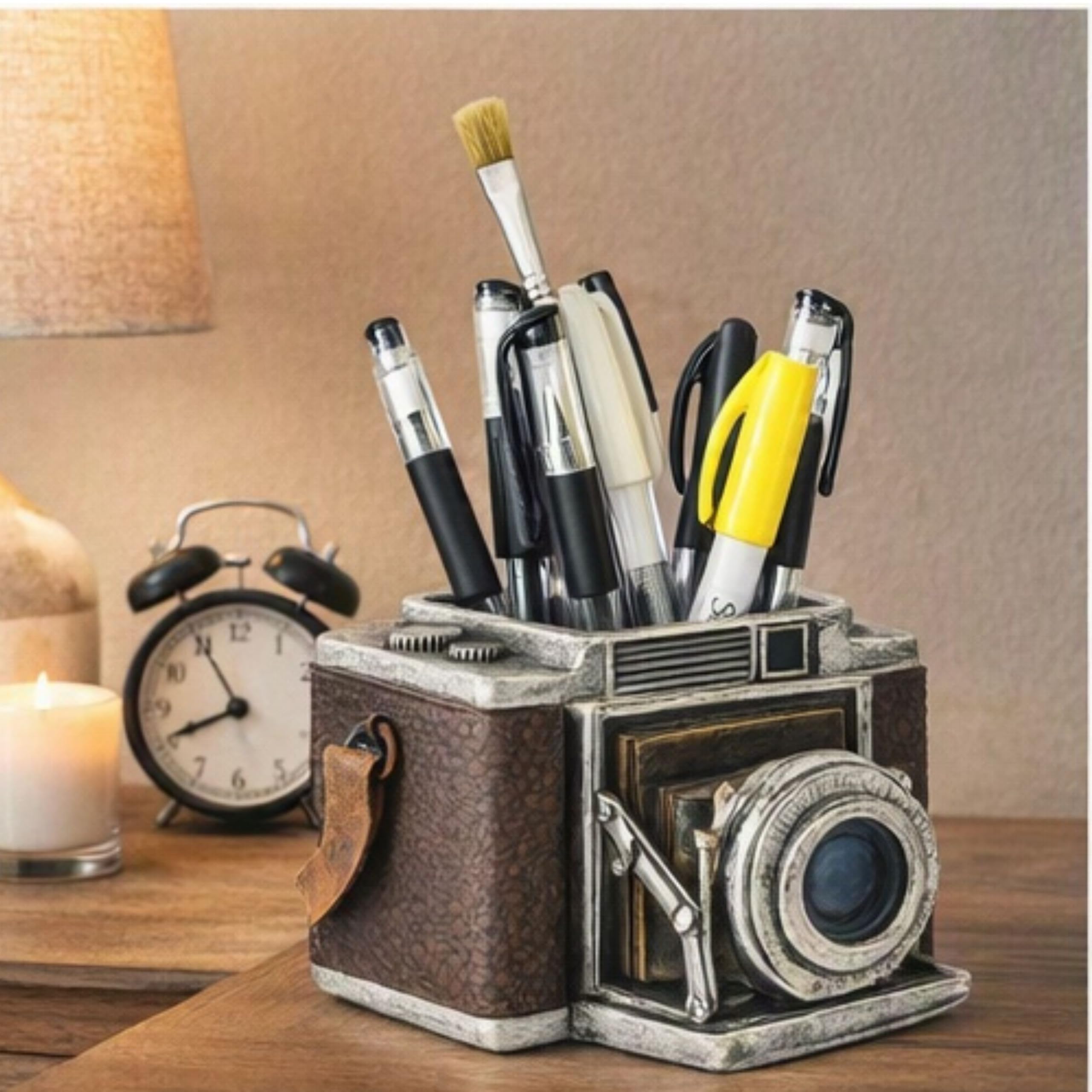 Bellaa 24094 - Portamatite da scrivania, organizer per libri, 15,2 cm