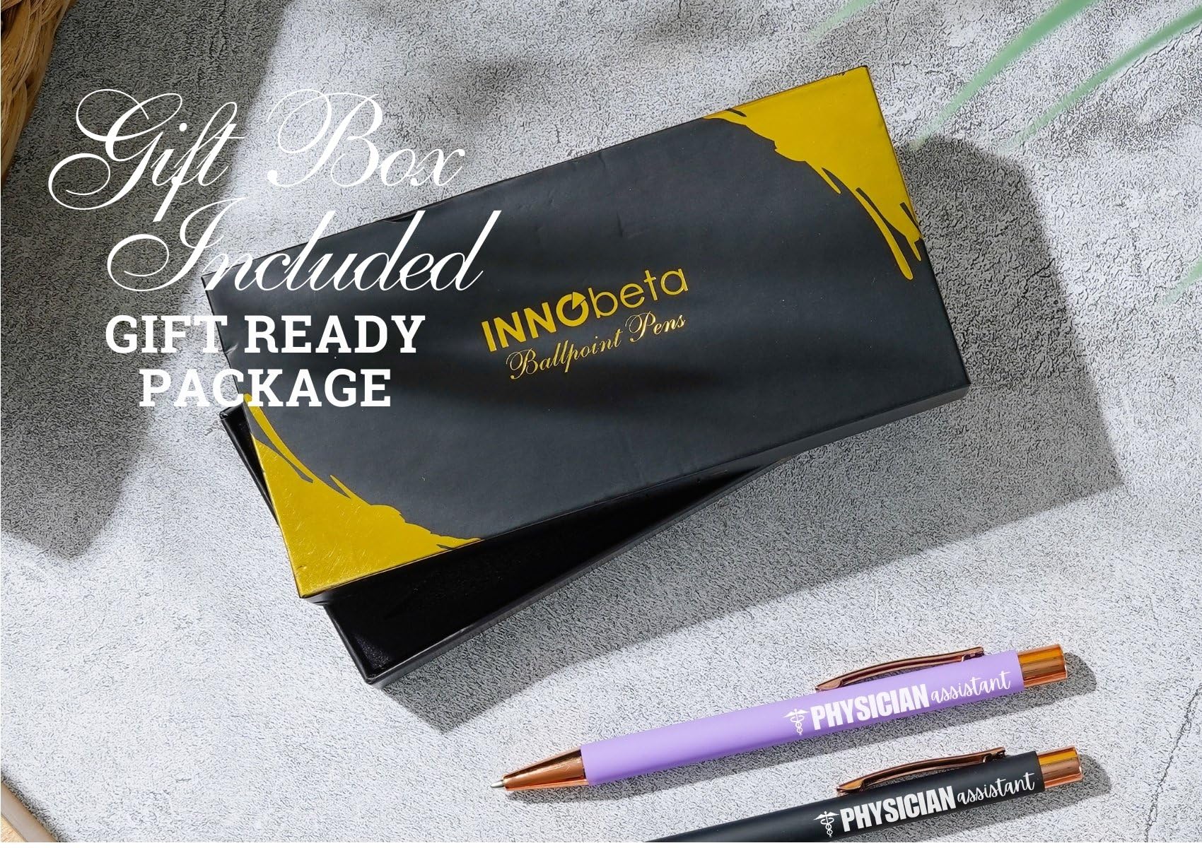 InnoBeta Physician Assistant Gifts for Women, Ballpoint Pen Set of 4, Gifts for Women on National Physician Assistant Day, Birthday and Christmas