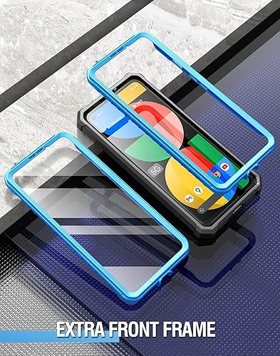 Miniatura 4 de Poetic Guardian Series - Funda diseñada para Google Pixel 5A 5G, híbrida de cuerpo completo, a prueba de golpes, con protector de pantalla