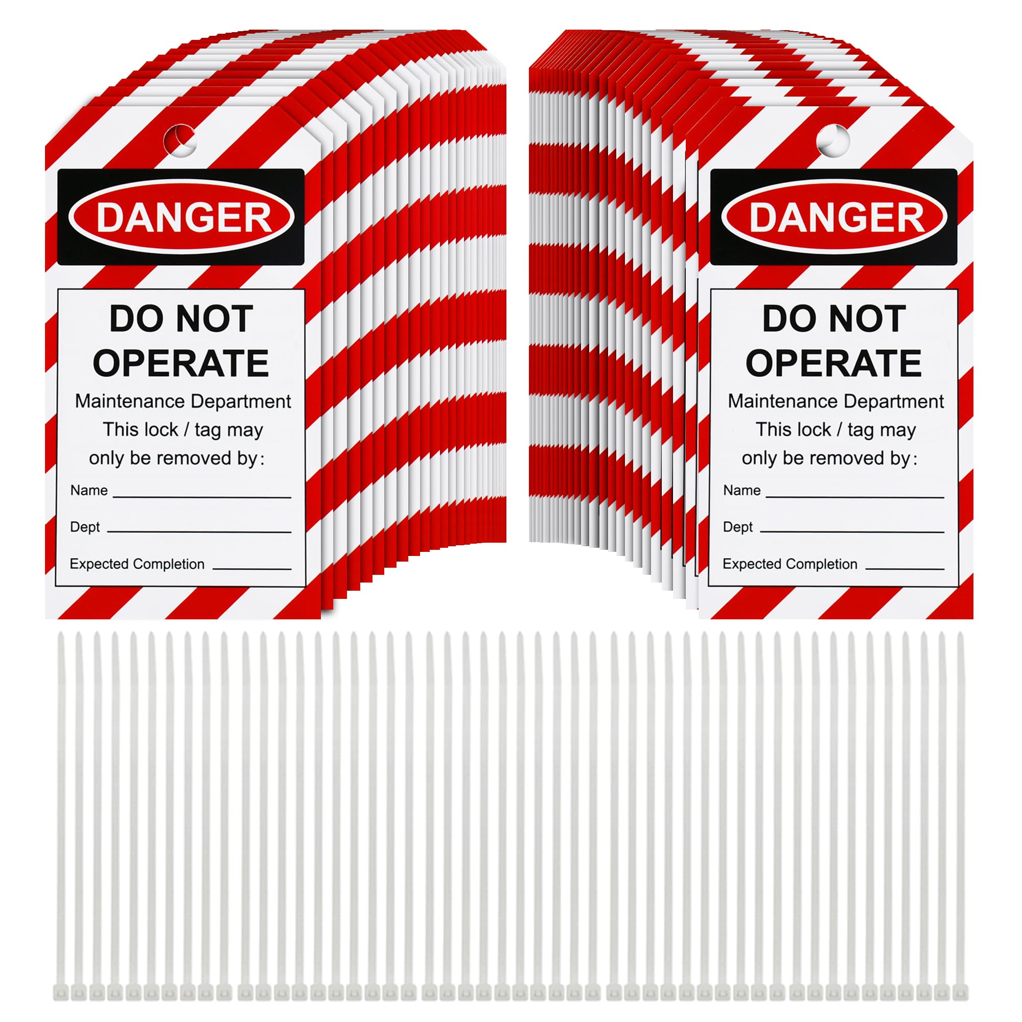 Lockout Tagout Tags - DANGER Do Not Operate -1