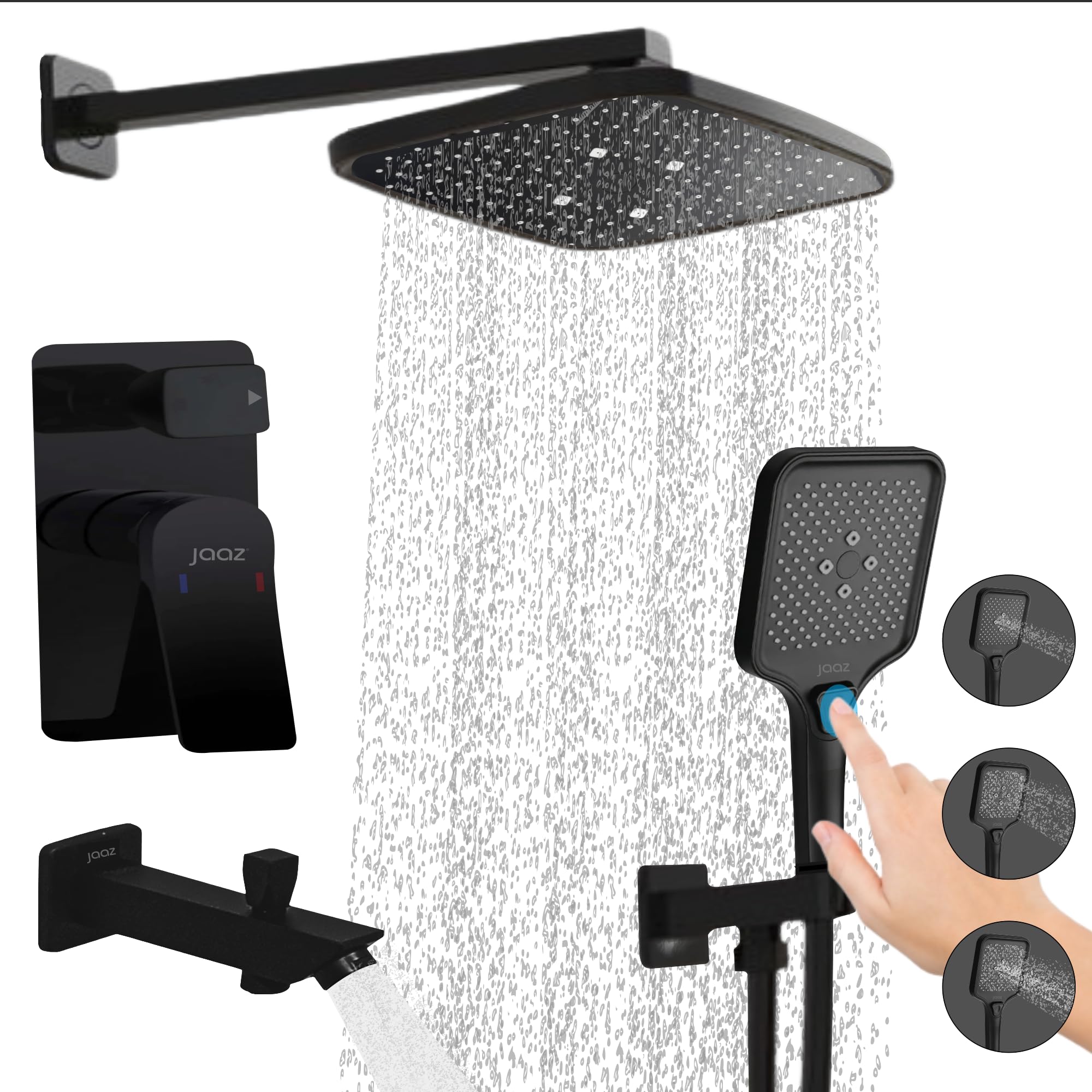 Jaaz Imperial Shower Panel - Willet Steel -15