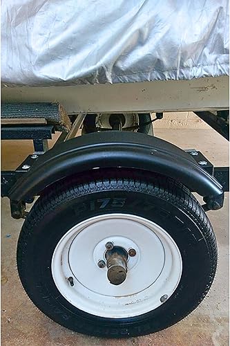 Miniatura 9 de Tie Down Engineering 86751 Fender - Neumático de plástico negro de 8 a 12 pulgadas