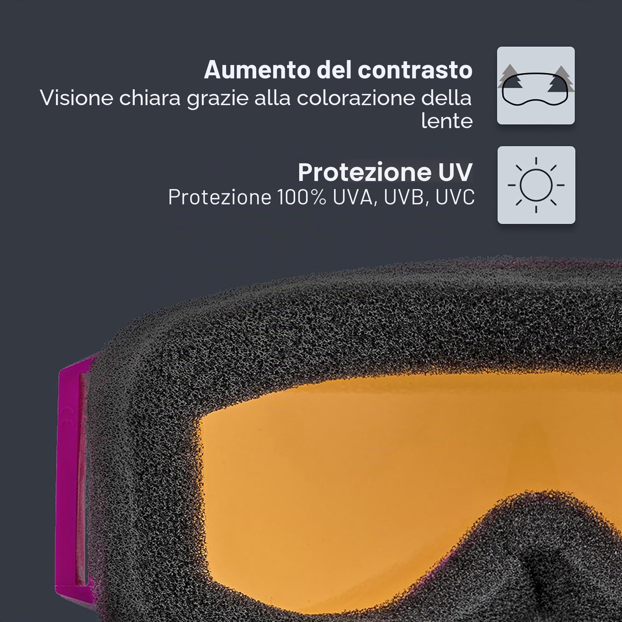 Uvex, Occhiali Bambino Speedy PRO
