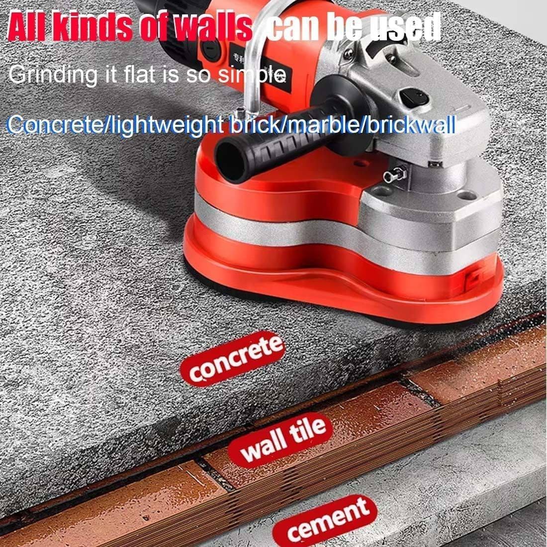 Wall Floor Sander Polishing,Concrete Grinder,Floor Buffer Machine Urface Planer,Concrete Polisher Buffer,Rough and Fine Sanding,Interchangeable Abrasive Pads Adjustable,A