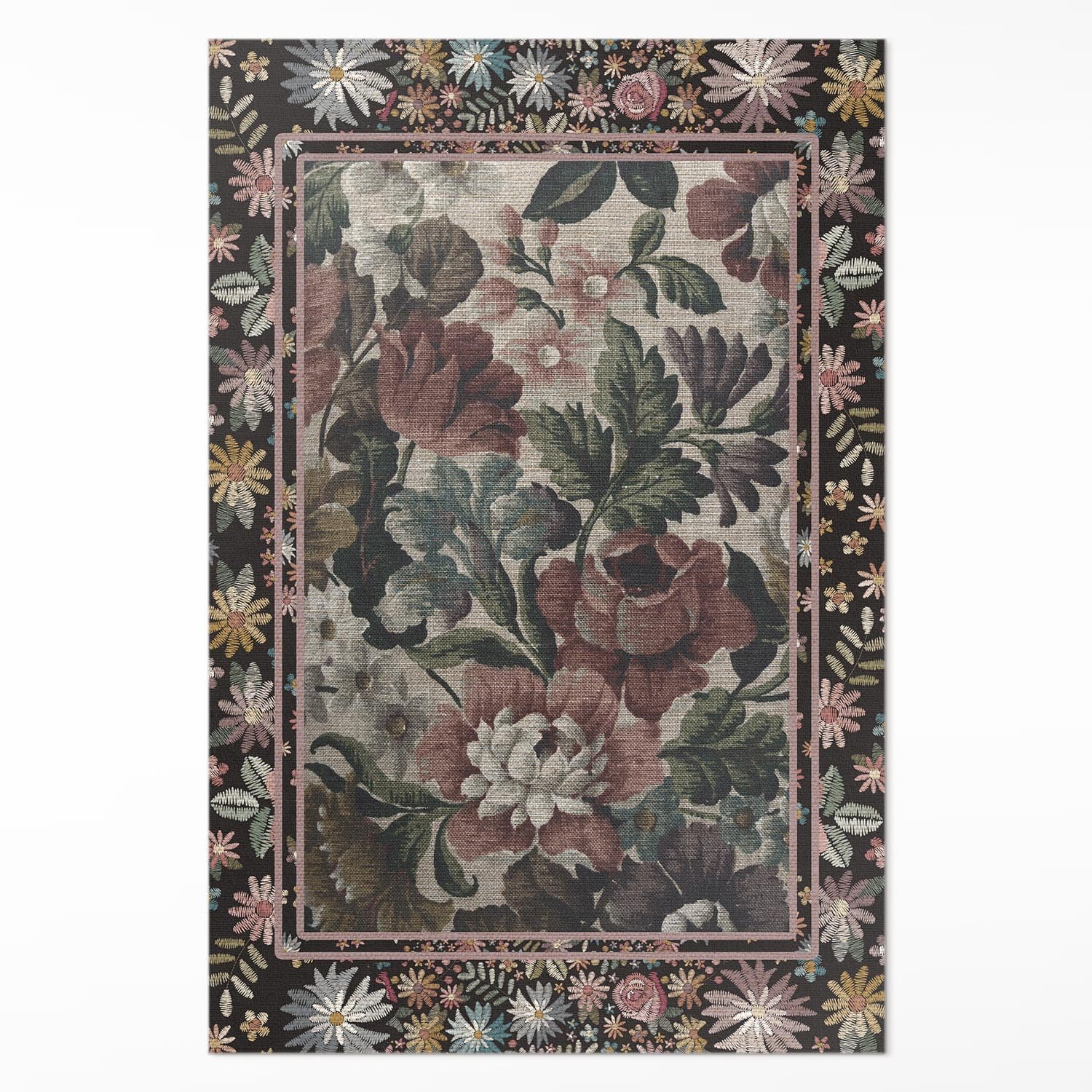 Tapis en vinyle pour cuisine et salon Floorart Design aux couleurs pâles