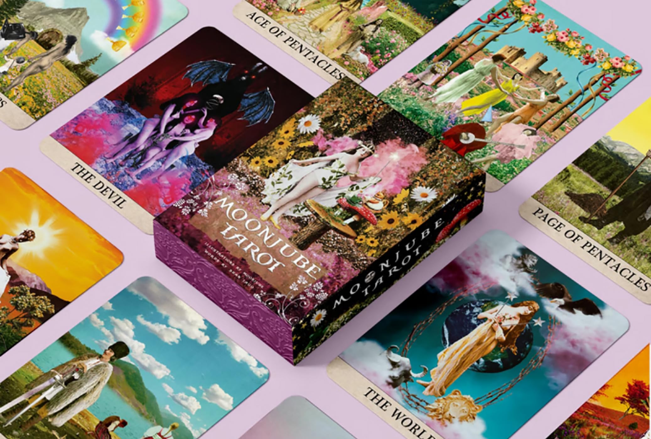 Moonjube Tarot Deck: (78 Full-Color Cards and Full-Color Guidebook)