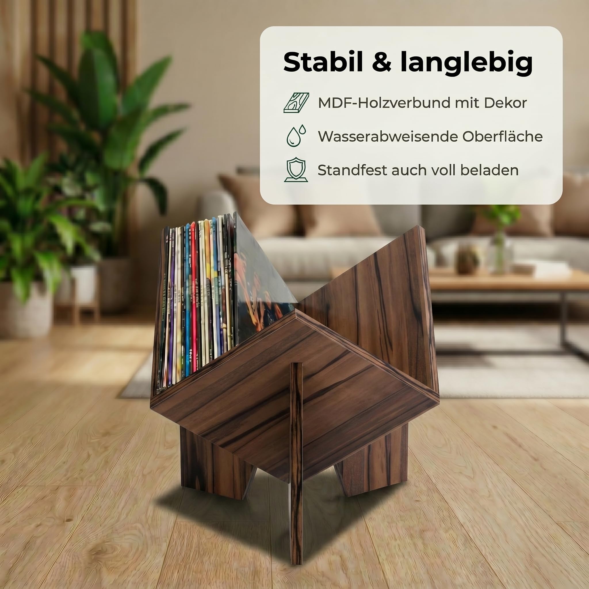 Mobiletto Per Vinili Zomo Vs-Box Space Zebrano