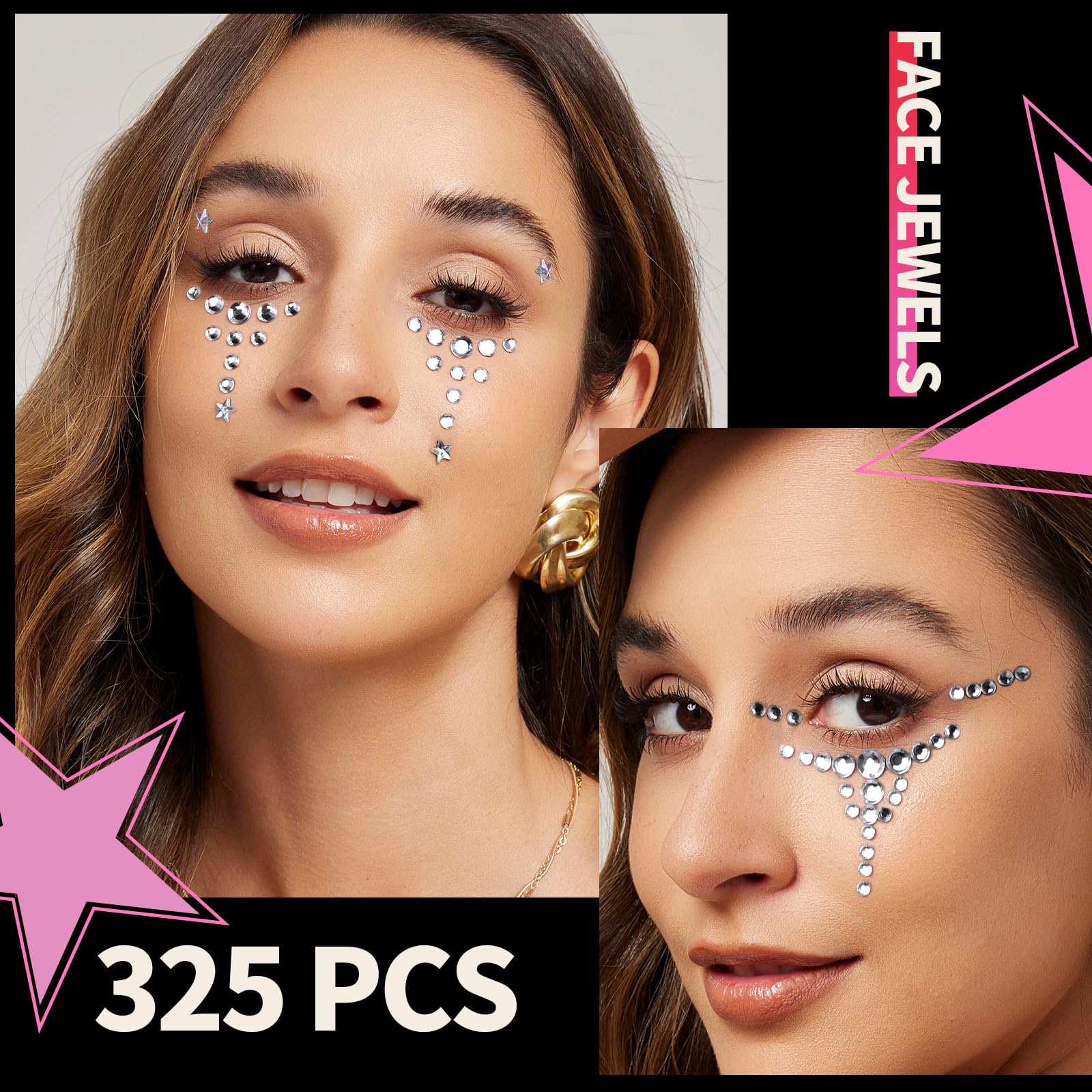 Disclosure Face Sticker Self Adhesive Diamond Face Sticker Diamond Eye
