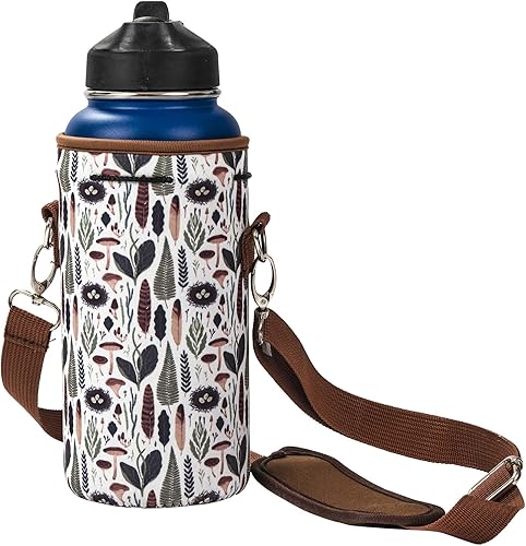 Made Easy Kit de bolsa de neopreno para botella de agua al hombro, ajustable, disponible en cuatro tamaños diferentes