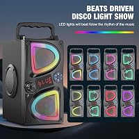 SUPNIU Bluetooth Hangszóró Kettős Mikrofonnal Vezeték Nélküli 3