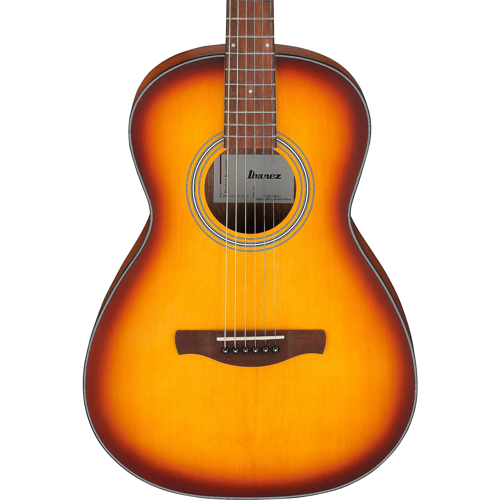 Ibanez アコースティックギター サンバースト Amazon.com: Ibanez PN50 Acoustic Guitar - Open-pore Brown Sunburst