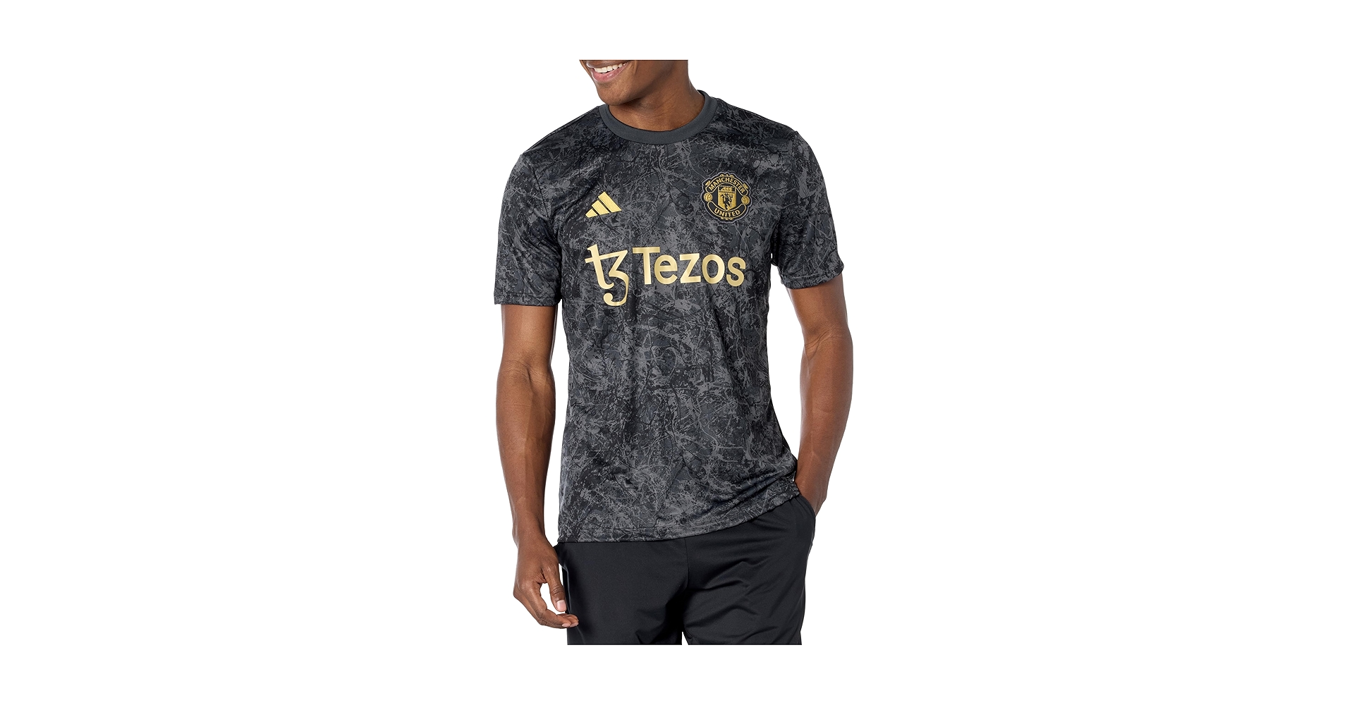 トップス Unofficial The Stone Roses soccer Jersey Amazon.com: adidas Men's Manchester United Stone Roses Pre