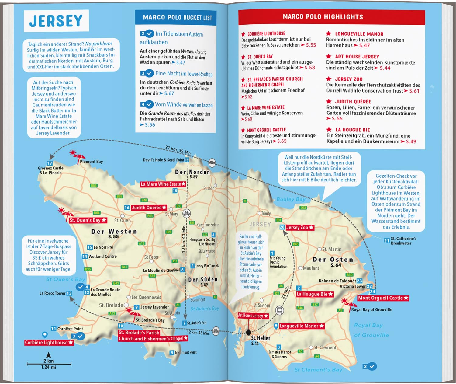 MARCO POLO Reiseführer Kanalinseln, Jersey, Guernsey, Sark, Herm, Alderney: Reisen mit Insider-Tipps. Inkl. kostenloser Touren-App