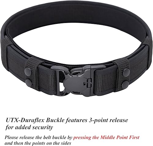 Miniatura 3 de Kit de cinturón de servicio para policía policía seguridad oficial correccional 2 "2.25 "Tactical Utility Patrol Nylon Belt