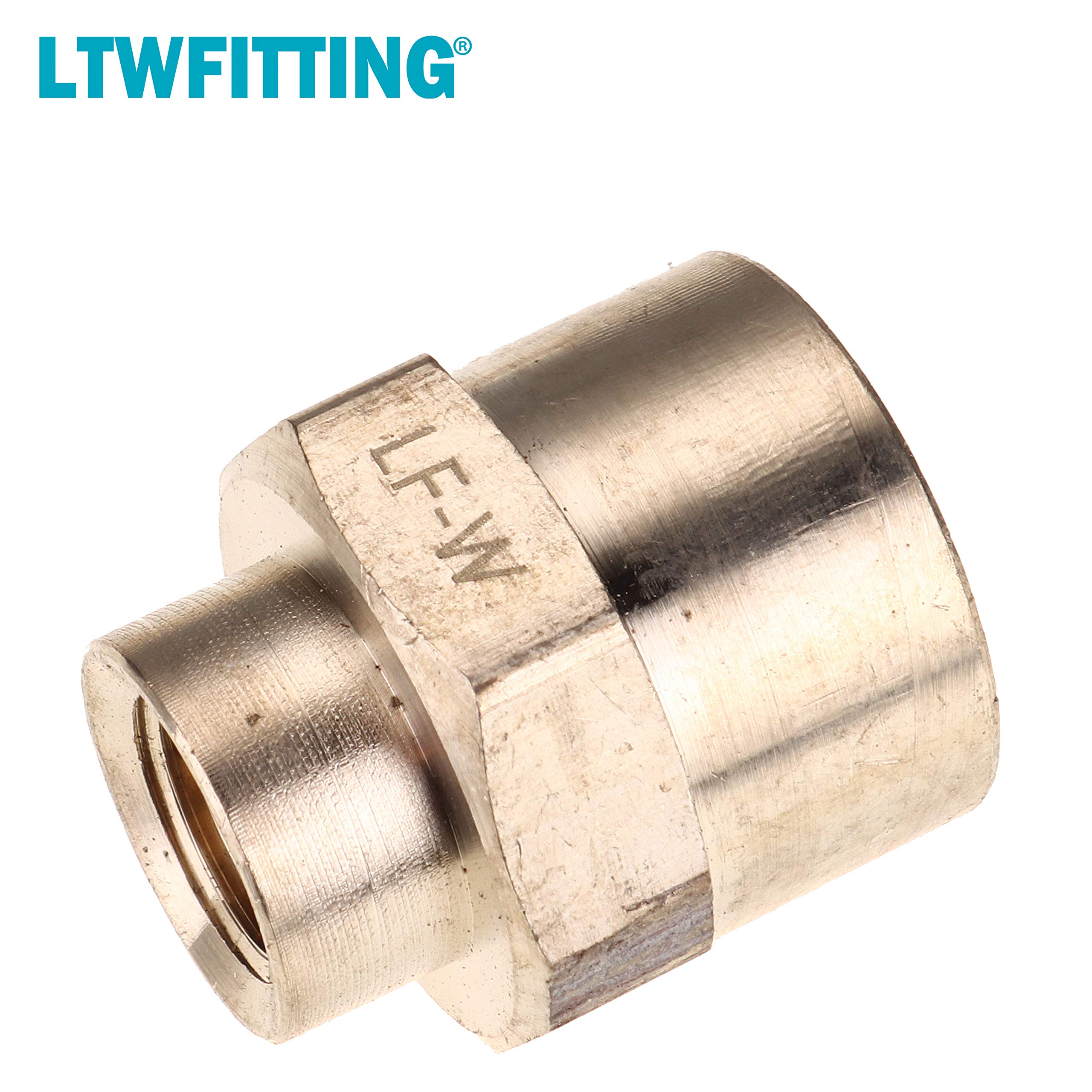 Sin Marca 3/8" x 1/8" Hembra NPT Accesorio de conexión Tubo de latón sin plomo de acoplamiento de diferentes diámetros agua barco (5 piezas)
