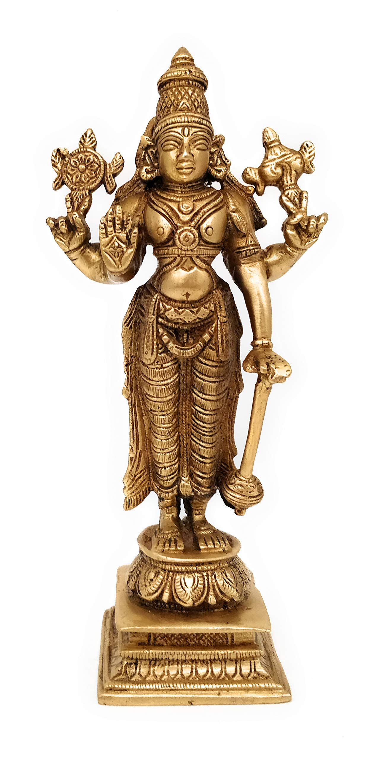Buy Bhunes Brass Vishnu Idol Lord Vishnu Vishnu Idol Brass