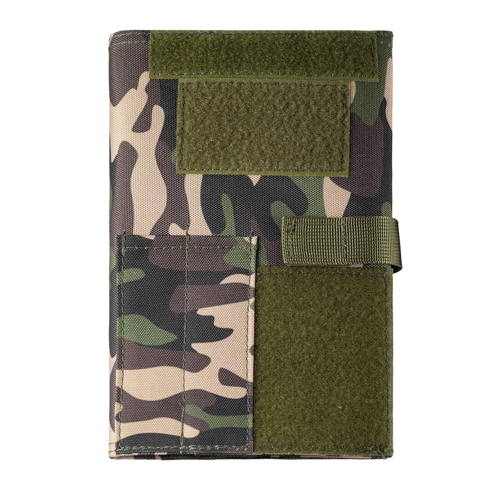 KOSIBATE OCP Military Log Book Cover, 5.5”X 8” Army Tactical Notebook,OCP Green Book Protective Holder(Camogreen,Only Cover)