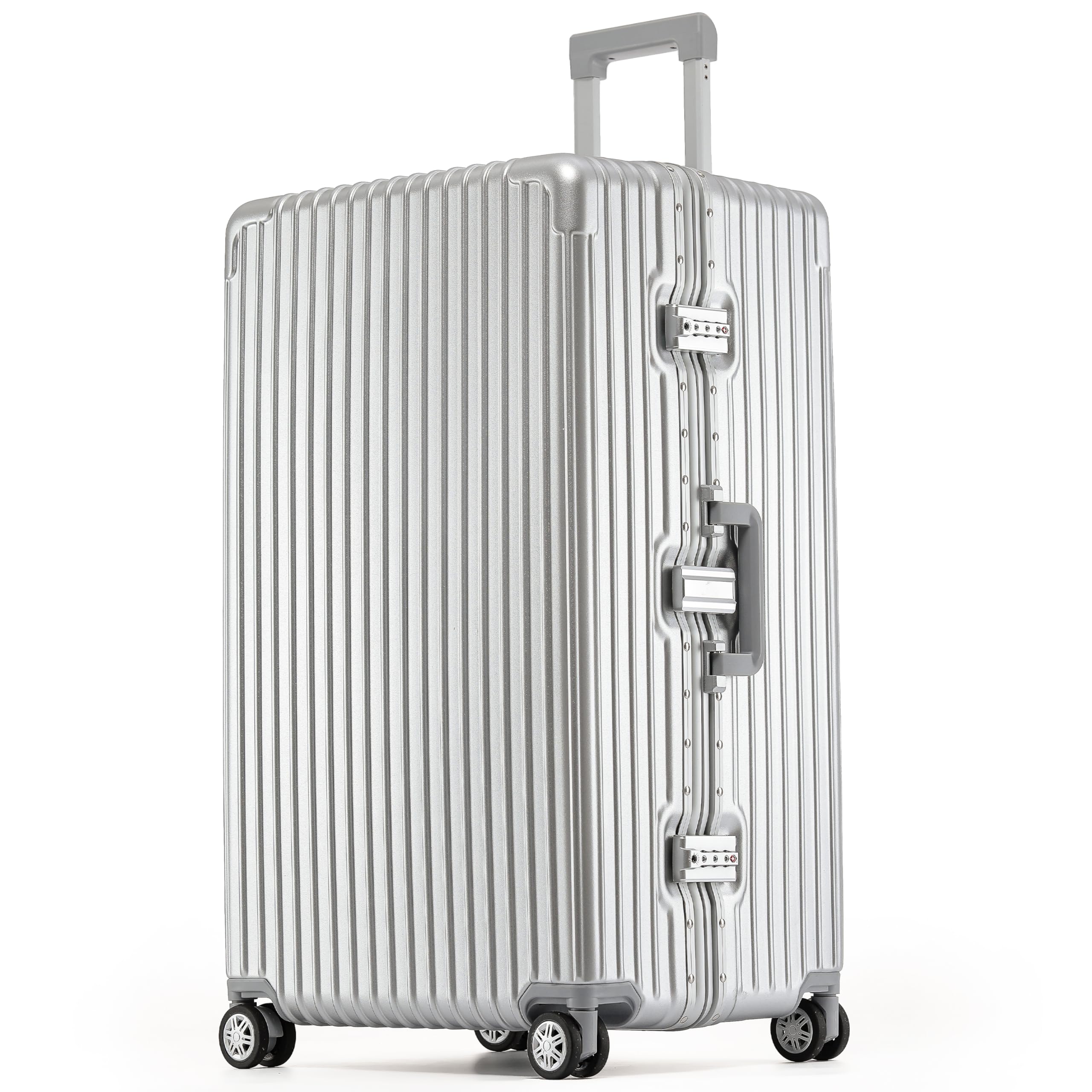 Flight Knight Large Trunk Suitcase 80cm | ABS Hard Shell Luggage for Week-Long Holiday Check-in | Max Capacity Deep Split Design | Lightweight, Secure TSA Lock & Silent Spinner