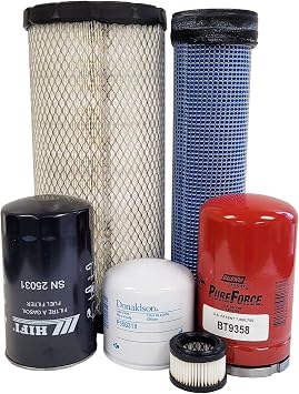 CFKIT Maintenance Filter Kit Compatible with Kubota SVL97-2 Track Skid Steers