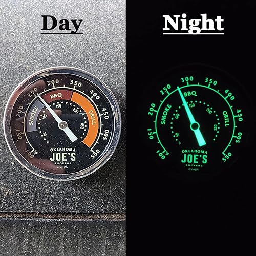 Miniatura 4 de 3695528R06 - Medidor de temperatura para ahumadores de Oklahoma Joe's, accesorios para termómetro de parrilla para la mayoría de parrillas de carbón