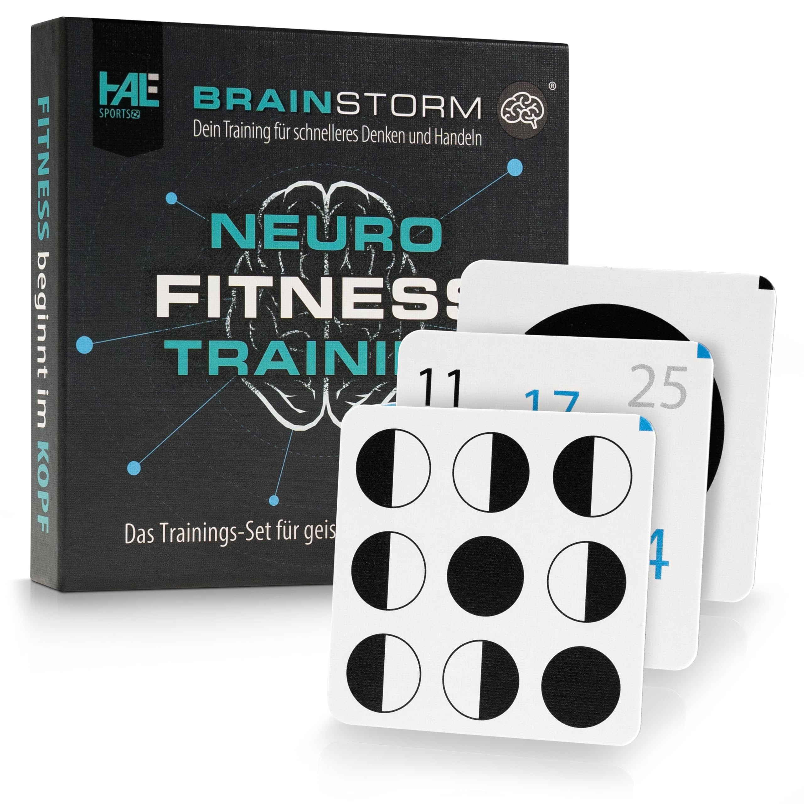 HALE | Neuro Fitness Training Set con Workbook – Il tuo set di allenamento per prestazioni mentali, pensiero e azione più rapidi
