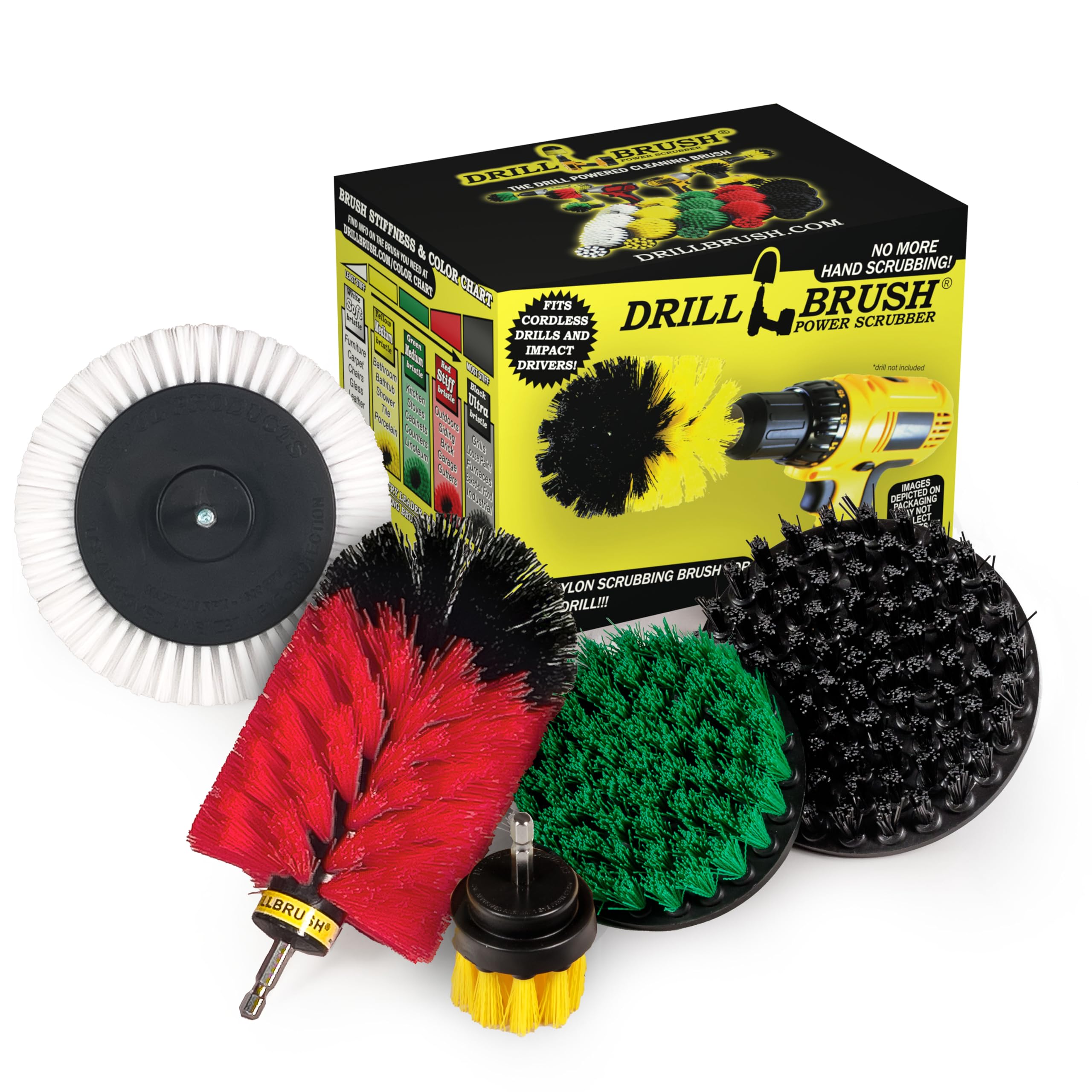 Drillbrush Multi-Surface Drill Brush Attachments
